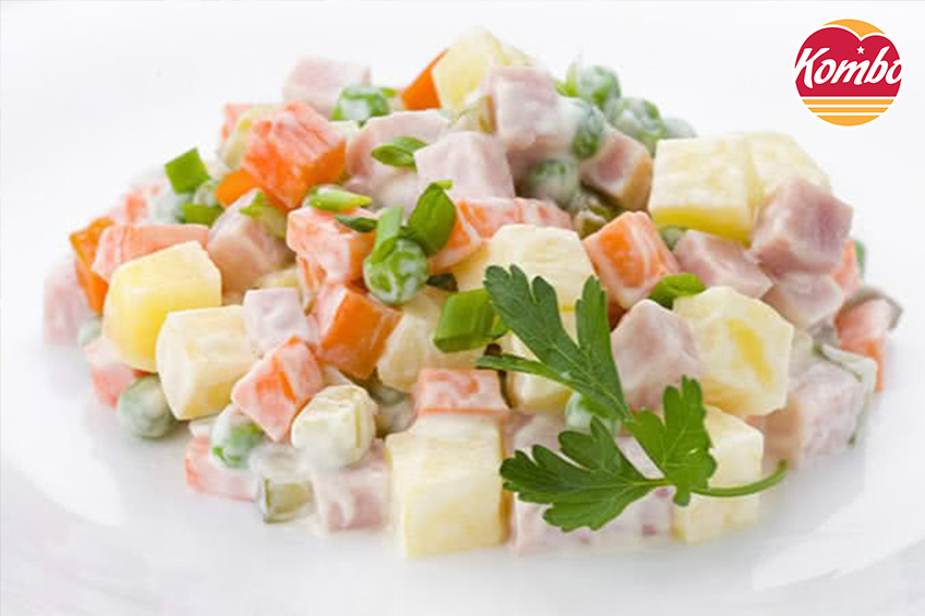 Cách làm salad Nga đúng kiểu, chuẩn vị, bổ dưỡng giúp giảm cân cho nàng